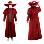 Anime Hellsing Alucard Vampire Hunter Skräddarsydd Cosplay Kostym Ultimate Halloween Unisex komplett set XXL