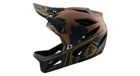 Casque integral troy lee designs stage mips camo vert beige