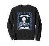 A Christmas Carol Book Cover With Ebeneezer Scrooge Sweatshirt