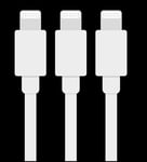 USB laddare iPHONE KABEL x3 lightning