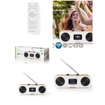 Radio Internet Wi-Fi Bluetooth® DAB+ FM - Marque - Modèle - Écran couleur 2.4" - 34 W Télécommandé - Réveil