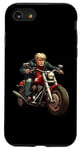 iPhone SE (2020) / 7 / 8 Motorcycle American Bike Cool Biker Trump Rider Cruiser Motorcycle Illustration No8 Case