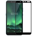 Nokia C2 Glass Screen Protector (2nd Edition) Flat Glass  Black