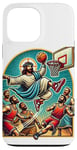 Coque pour iPhone 13 Pro Max Ballin with the Messiah Rejoignez la communauté Jesus Basketball