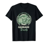 Just A Boy Who Loves Garbage Trucks Fun Lover T-Shirt