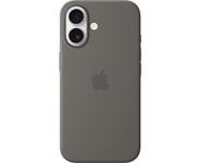 Apple iPhone 16 Silicone Case with MagSafe - Stone Gray