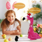 Talking Flamingo Toy Birthday Gift Dancing Flamingo Toy For Bedroom