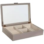 Smyckeskrin - HOME ESPRIT - Beige - Glas - 29,5 x 19,5 x 6 cm - Flerfärgad