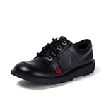 Kickers Women's Kick Lo Shoes | Extra Comfort For Your Feet | Added Durability, Black, 7 UK