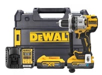 Dewalt 18v XR Brushless Hammer Drill with 2 x 5ah Powerstack Batteries DCD1007H2