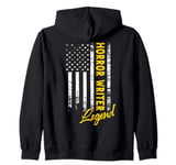 American Horror Writer Legend Horror Writer Zip Hoodie