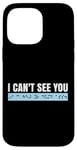 Coque pour iPhone 14 Pro Max I Can't See You Braille Lettres Braille Langue Braille