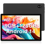 DOOGEE U10 Android 14 Tablette 9GB RAM+128GB ROM (1TB TF) WiFi 6 Tablette Tactile 10 Pouces 2024, Quad-Core 2.0 GHz, 5060mAh / 8MP+5MP / Widevine L1/ BT 5.0, Gris