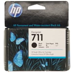 HP 711 Black Ink Cartridge CZ133A Genuine Original 80ml Designjet T120 T520