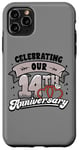 iPhone 11 Pro Max 14th Wedding Anniversary Celebrating 14 Years Matching Gift Case