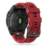 Universal Garmin 26mm Iconband Tech-Protect Line Silikon Reim - Rød