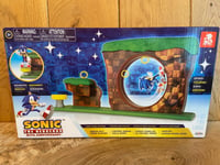 Sonic The Hedgehog 30th Anniversary Green Hill Zone Playset With Sonic (025)