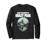 Enjoy the Beauty of Crazy Peak Montana Mountain MT Summit Long Sleeve T-Shirt