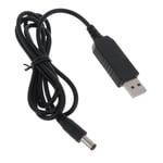 USB till DC5,5x2,1mm Power Laddningskabel sladd 5V till 12V Spänning Step Up Converter Kabel Booster Line