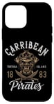 Coque pour iPhone 12 mini Costume de pirate des Caraïbes au design rétro vintage