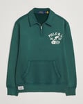 Polo Ralph Lauren Graphic Fleece Half Zip Moss Agate