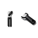 OXO Good Grips Soft Handled Tin Opener & Good Grips Julienne Peeler, Black