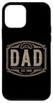 iPhone 12 mini Dad Est 2025 New Dad Anniversary Vintage Father's Day Case