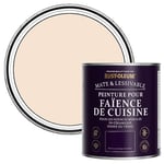 Rust-Oleum Peinture Rose Résistante à l'eau pour Faïence de Cuisine, Finition Mate - Melrose 750ml