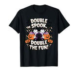 Double the spook, double the fun, matching halloween T-Shirt