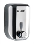 Nestesaippua-annostelija 700 ml LOSDI "Inox Shine Blinder"