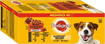 Nourriture pour chien Pedigree Vital Protection à base de poulet, bœuf, volaille et agneau, (40 x 100 g)