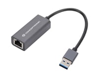 Conceptronic Abby08g, Kabel, Usb Type-A/Usb Type-C, Ethernet, 5000 Mbit/S, Grå