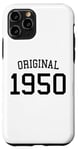 Coque pour iPhone 11 Pro Original 1950, 75 ans pour homme et femme 75e anniversaire