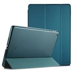 ProCase Coque iPad 9.7, Housse iPad 6, iPad 5, Modèle A1822 A1823 A1893 A1954, Étui Protection iPad 2018, iPad 2017-Bleu Canard