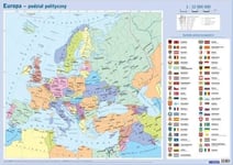 Demart-Karta I Rör: Europa (Politisk)