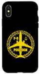 Coque pour iPhone X/XS P-8 Poseidon Avion militaire vintage vieilli