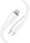 Anker USB C to Lightning Cable for iPhone 12 3ft MFi Certified White Silica Gel