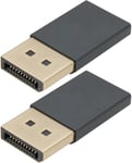 2 Pièces DispalyPort émulateur D'affichage Fantôme sans Tête 4K DP Charge Factice Adaptée sans Tête 1080 60Hz-3840x2160 17Hz pour Ordinateurs en Rack sans Moniteurs.[V600]