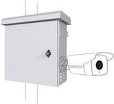 Lanview Mini Classic Pole Mounted Cctv Cabinet For 4 Cameras