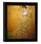 Kunst für Alle 'Encadré Image de Gustav Klimt Bildnis Adele Bloch-Bauer I, d'art dans Le Cadre de Haute qualité Photos Fait Main, 30 x 30 cm, Noir Mat