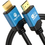 True HQ 4K Long HDMI Cable 10M HDMI Lead | Designed in the UK | Ultra High Speed 18Gbps HDMI 2.0 Cord Ethernet | 4K@60Hz Ultra HD UHD 2160p HD ARC 3D | Compatible with PS5 Xbox CCTV SKY Projector