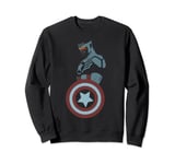 Marvel Avengers Sam Wilson Captain America Portrait Sweatshirt