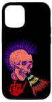 iPhone 12/12 Pro Punk Classic Tees Drummer Rock Bands Skull Diesel Case