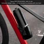(Black)Cycling Water Bottle Squeeze Type Cycling Sports Kettle For All Fitness