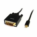 Mini DisplayPort to DVI Adapter Startech MDP2DVIMM6           [1,8 m] Black 1