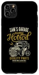 Coque pour iPhone 11 Pro Max Sam's Hotrod Garage Voiture Classique Sam