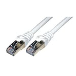 MCL Mcl patch cable cat.6e f/utp, 3m câble de réseau blanc