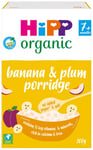 HiPP Organic Banana & Plum Porridge Baby Cereal 7+ Months (4X 200g)