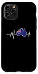 iPhone 11 Pro Flag Country Heartbeat Australia Australian Flags World Map Case