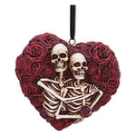 Nemesis Now Love Everlasting Hanging Ornament 7.8cm, Resin, Love Everlasting Hanging Ornament, Cast in the Finest Resin, Hand-Painted